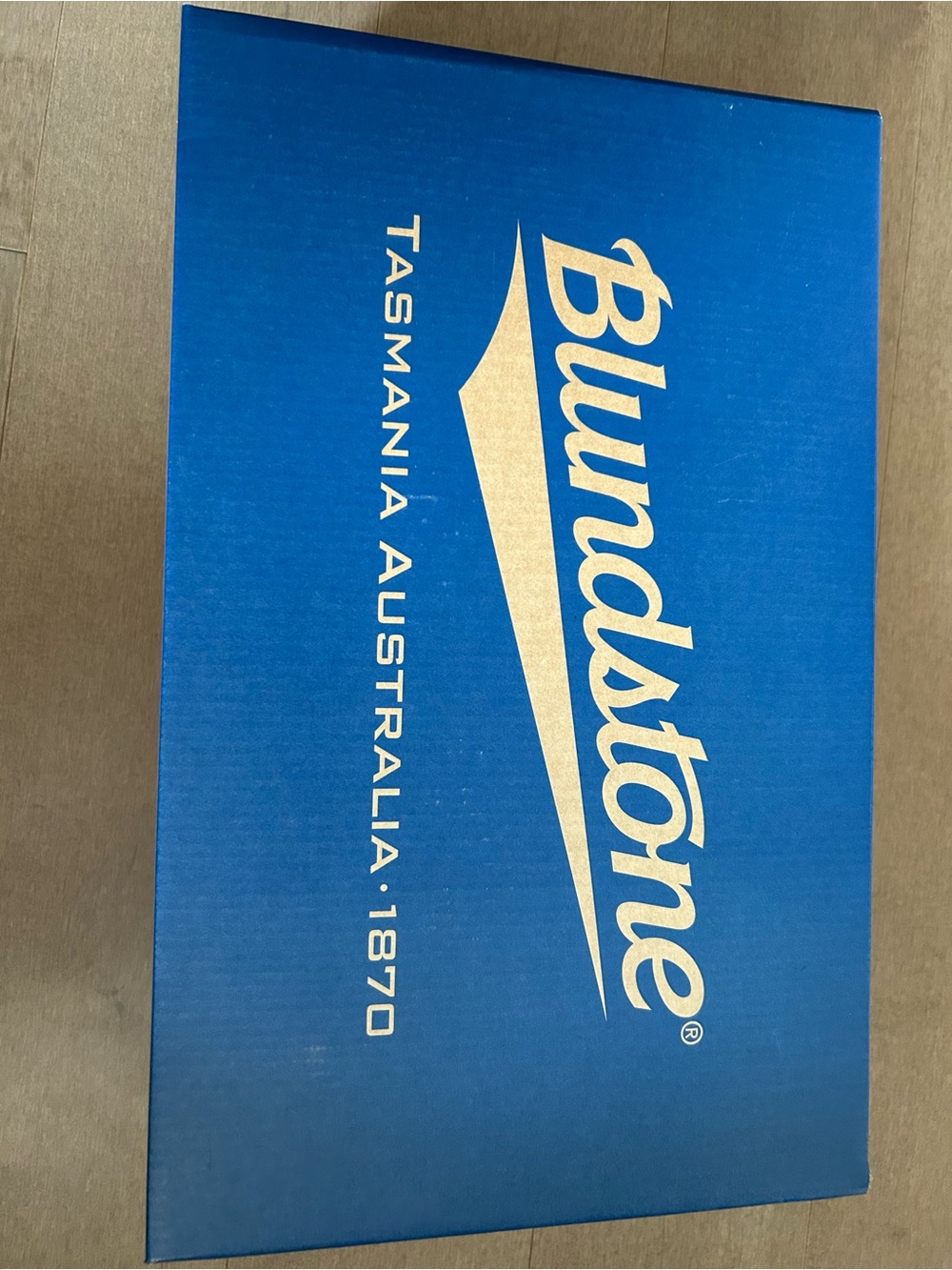 Blundstone Blue and White Branded Shoe Box